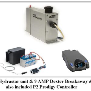 Carlisle Hydrastar-1600 Elec/Hydraulic - Disc Brake With Dexter 9 Amp/Hr Dreakaway Kit    INCLUDES SHIPPING & Handling USPS